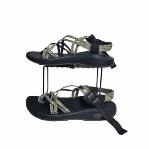 Chaco Womens Z/1 Classic Adjustable Strap Sandals Gray Cream Vibram     Size 9